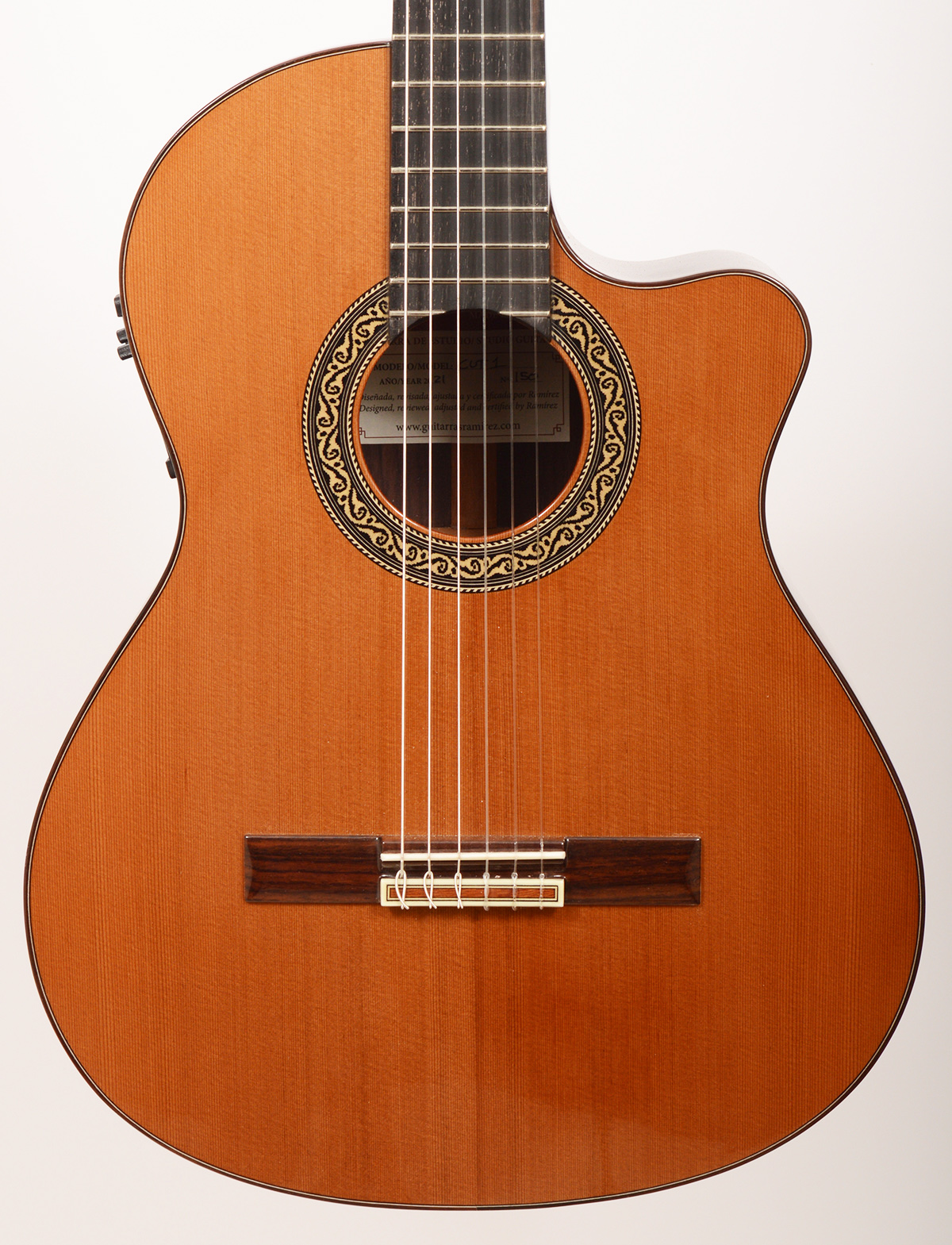 Ramirez cutaway classical on sale guitar